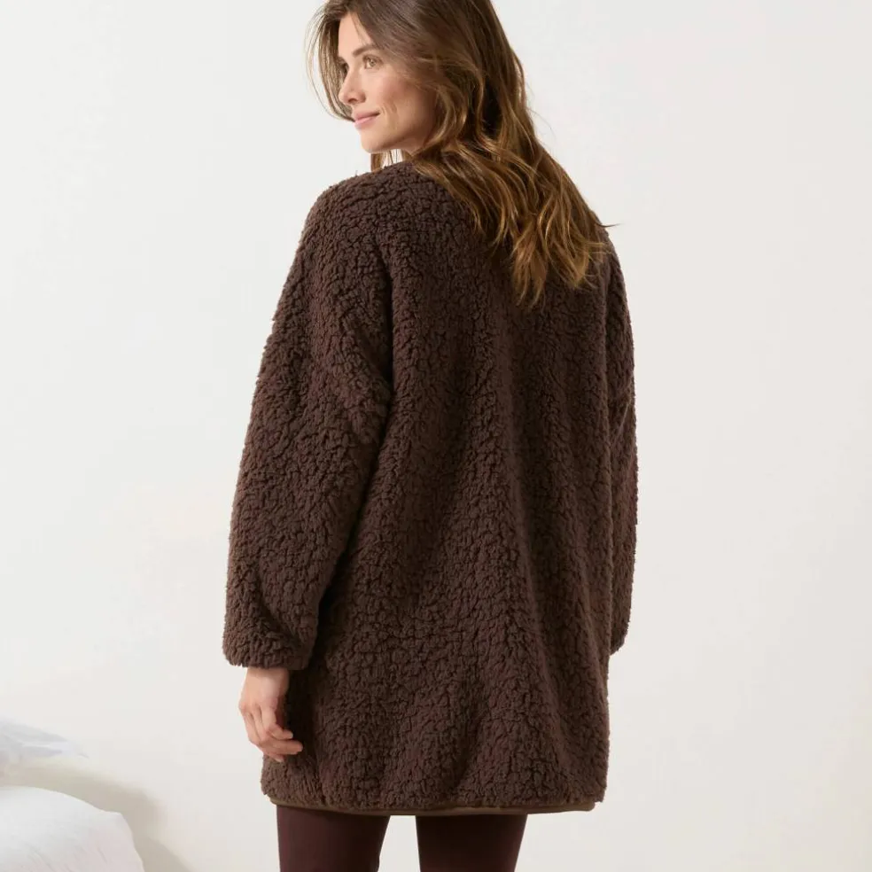 Veste d'intérieur en sherpa