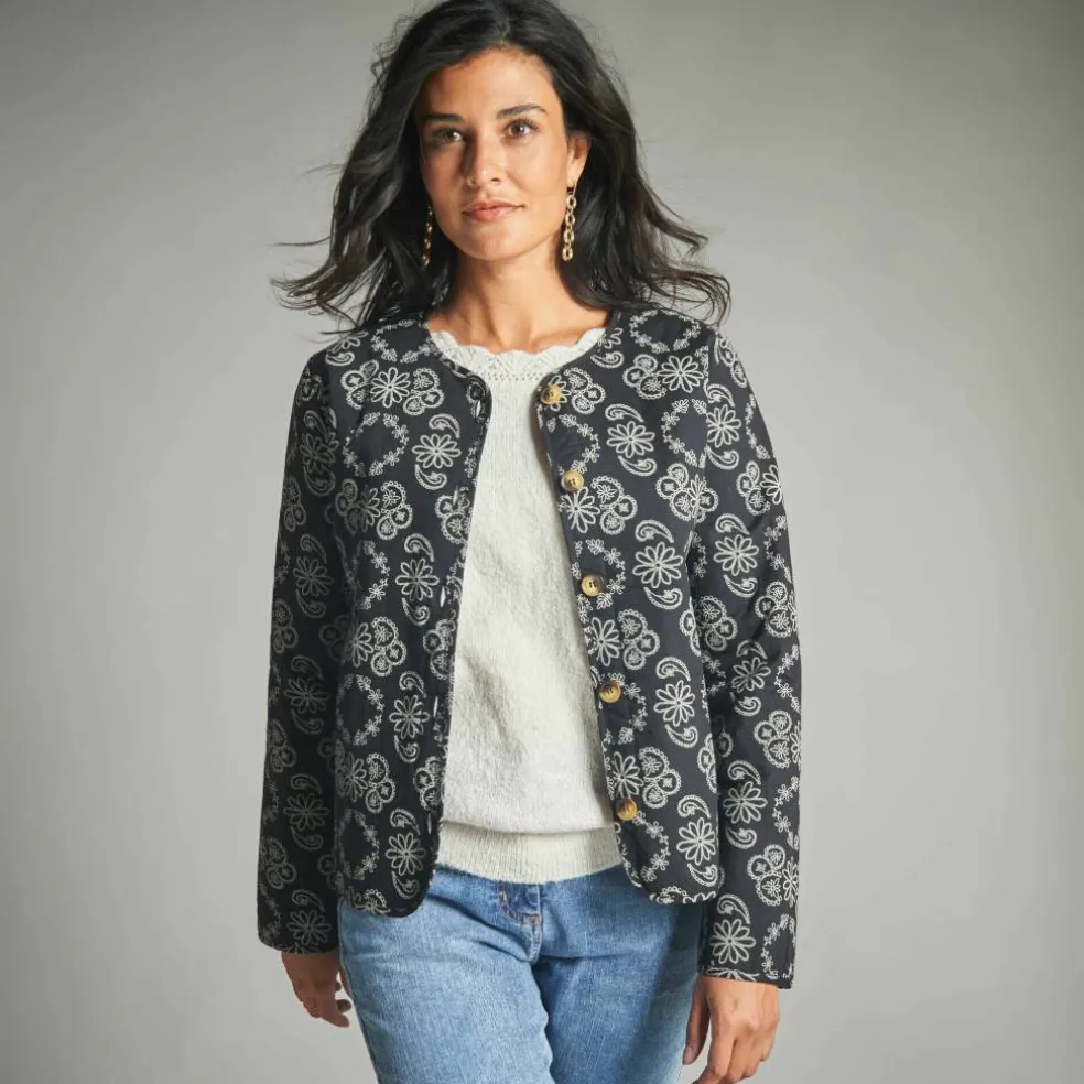 Veste matelassée imprimée