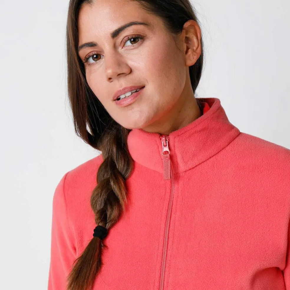 Veste zippée maille polaire, manches longues
